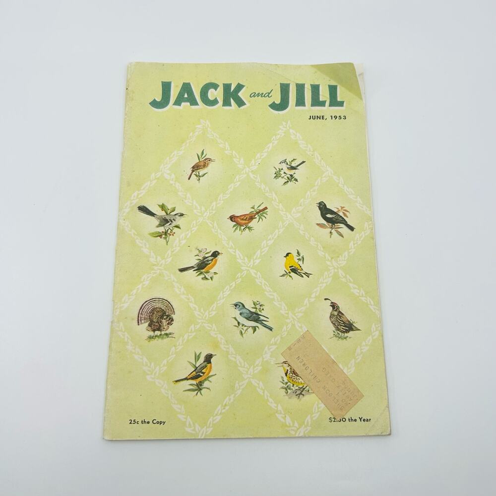 Vintage Coronation Jack & Jill Magazine June 1953 Picture Stories Kids Children